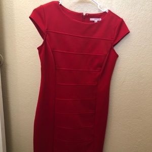 Studio One form-fitted red dress